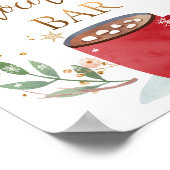 Heet Chocolade Bar Caca Sweet Girl Birthday Sign Poster (Hoek)