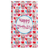 Heet-chocolade- en Hearts-cadeautas Klein Cadeauzakje (Achterkant)