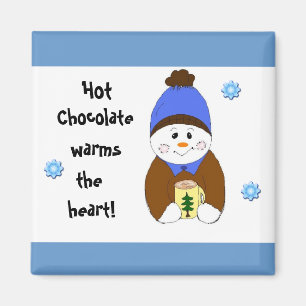 Heet Chocolade Spreuk Magneet