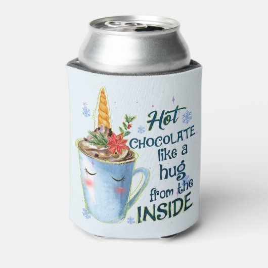 Heet Chocolade Unicorn Blikjeskoeler (Blikje Achterkant)