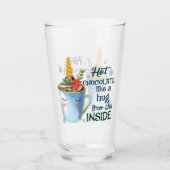 Heet Chocolade Unicorn Glas (Voorkant)