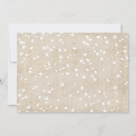 Heet-chocolade Winterfeest voor meisjes Kaart (Achterkant)