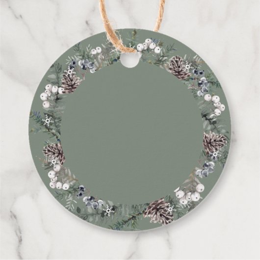 Heet chocoladebom label. Winterhete cacaombom Favo Bedankjes Labels (Achterkant)