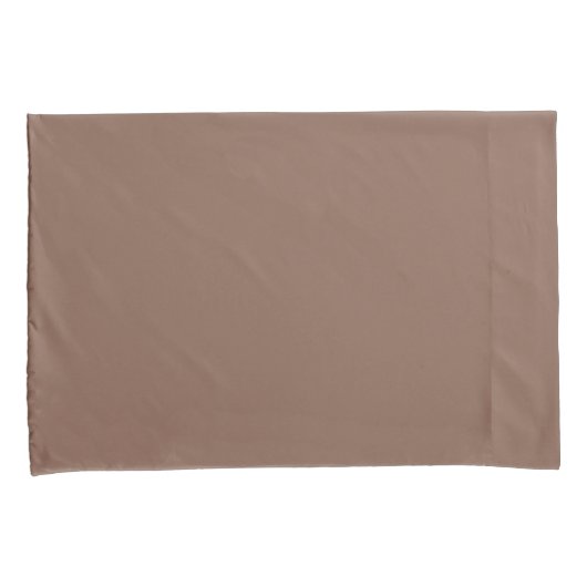 Heet Chocoladebruin Kussensloop (Voorkant-Rechts)