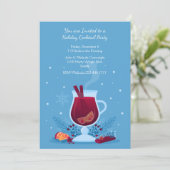 Heet-Cider- en Sneeuwfeestdag Kaart (Staand voorkant)