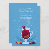 Heet-Cider- en Sneeuwfeestdag Kaart (Voorkant / Achterkant)