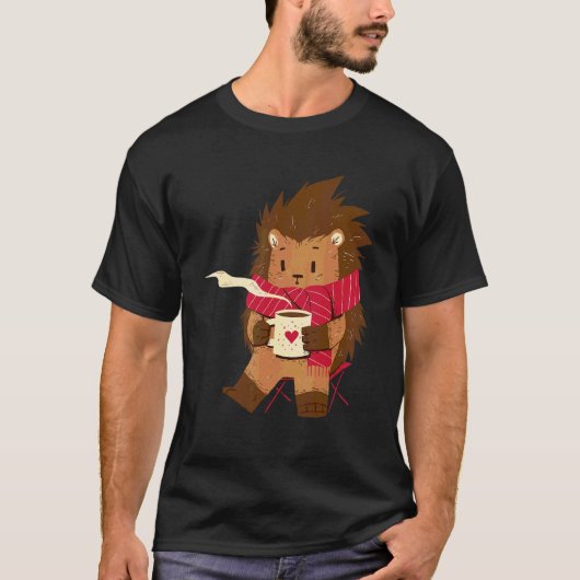 Heet Coco Egel Kampeerploeg Wegreis T-shirt (Voorkant)