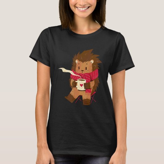 Heet Coco Egel Kampeerploeg Wegreis T-shirt (Voorkant)