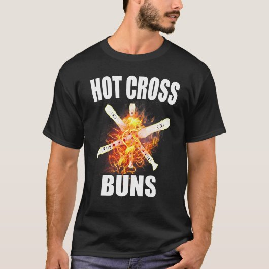 Heet Cross Buns 8 T-shirt (Voorkant)