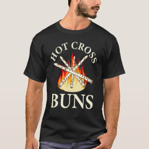 Heet Cross Buns Kleding Kleding Voor Papa Familie T-shirt