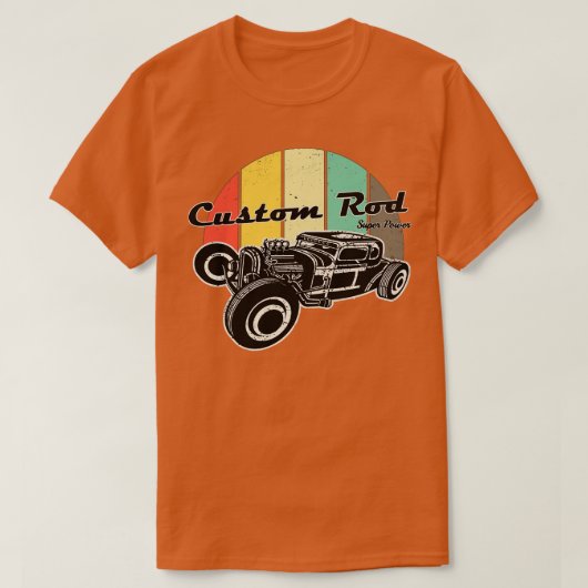 Heet Custom Rod Classic T-shirt (Design voorkant)