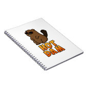 Heet Dam Grappig Koele Bever Punt Notitieboek (Rechterzijde)