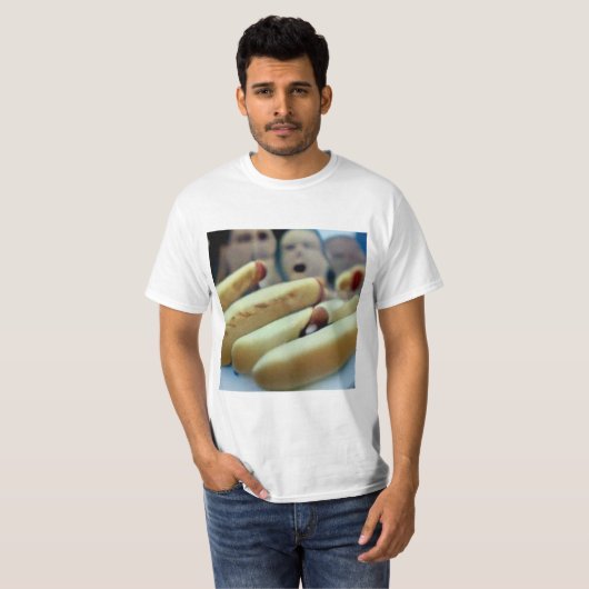 Heet-dog-etest T-shirt (Voorkant volledig)