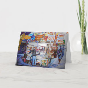 Heet Dog God Wenskaart Kaart