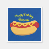 Heet Dog Kinderen van Birthday Party uit Cute Cute Servet (Voorkant)