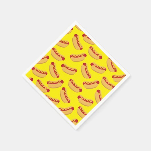 Heet Dog Kinderen van Birthday Party uit Cute Cute Servet (Hoek)