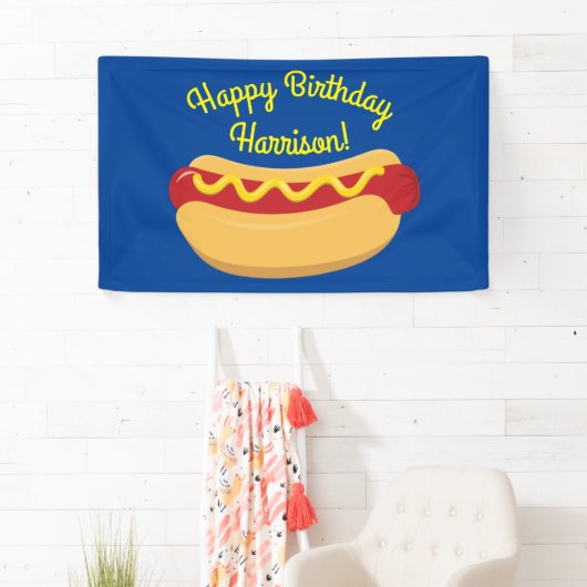 Heet Dog Kinderen van Birthday Party uit Cute Cute Spandoek (Insitu)