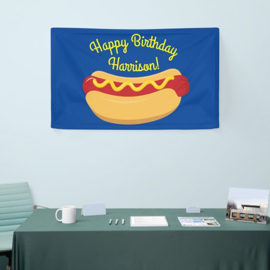 Heet Dog Kinderen van Birthday Party uit Cute Cute Spandoek (Beurs)