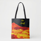 Heet-domme Lava op canvas tas (Voorkant)