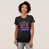 Heet en Geweldige Zomer Typografie T-shirt (Voorkant volledig)