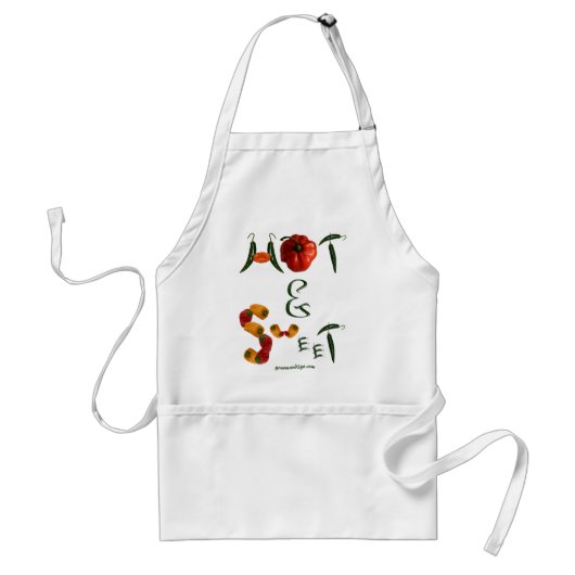 Heet en gezoet standaard schort (Voorkant)
