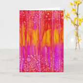 "Heet en Roze" - Al Groet van de Gelegenheid Kaart (Gele Bloem)