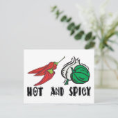 Heet en Spicy Briefkaart (Staand voorkant)