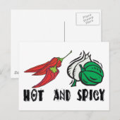 Heet en Spicy Briefkaart (Voorkant / Achterkant)
