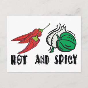 Heet en Spicy Briefkaart