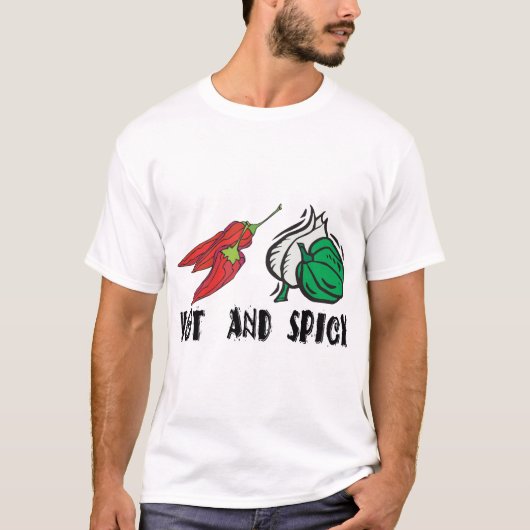 Heet en Spicy T-shirt (Voorkant)