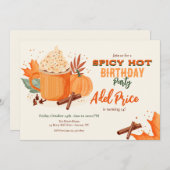 Heet en Spicy uitnodiging (Voorkant / Achterkant)