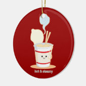 Heet en Steamy Keramisch Ornament (Links)