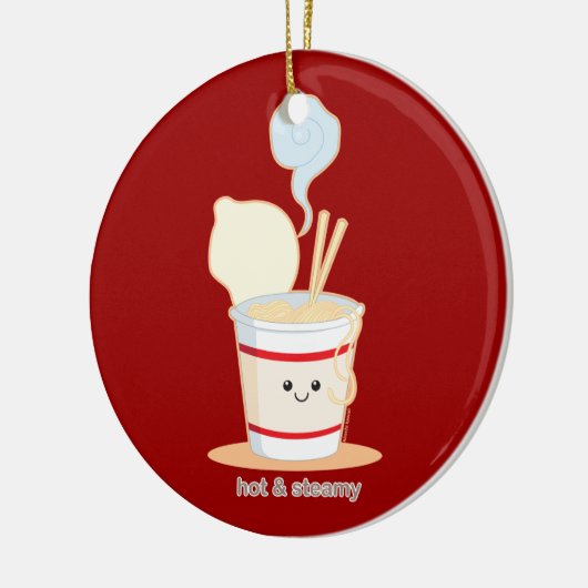 Heet en Steamy Keramisch Ornament (Links)