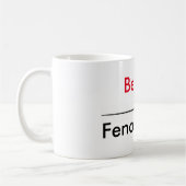 Heet-Fencer van de dag - Wees warme Saber Koffiemok (Links)