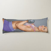 Heet Fitness Meisje Lichaamskussen (Achterkant)