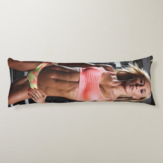 Heet Fitness Meisje Lichaamskussen (Achterkant)