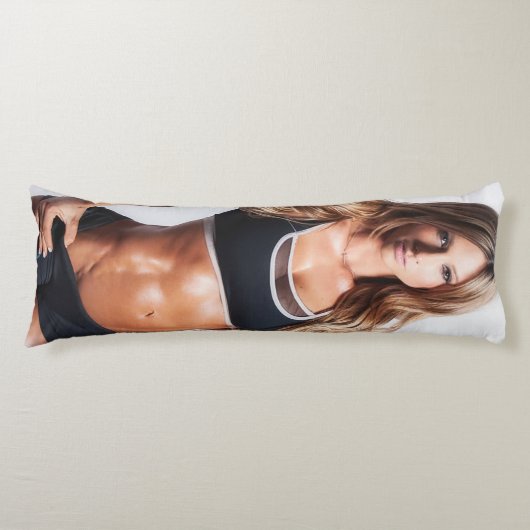 Heet Fitness Meisje Lichaamskussen (Voorkant)