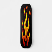 Heet Flames Skateboard (Voorkant)