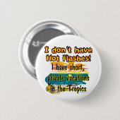 Heet Flashes? Ronde Button 5,7 Cm (Voorkant /achterkant)