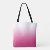 Heet Fuchsia Roze Verlopen Gepersonaliseerd Tote Bag (Achterkant)