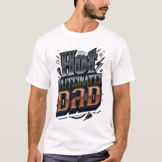 Heet Gecaffeïneerde Vader Grafische T-Shirt