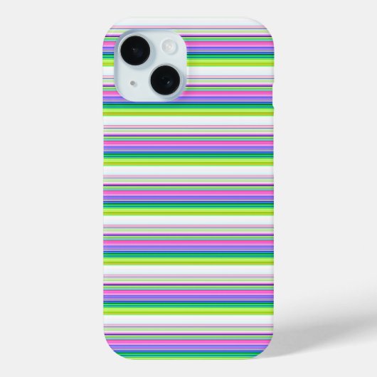Heet gekleurde neon strepen Case-Mate iPhone case (Achterkant)