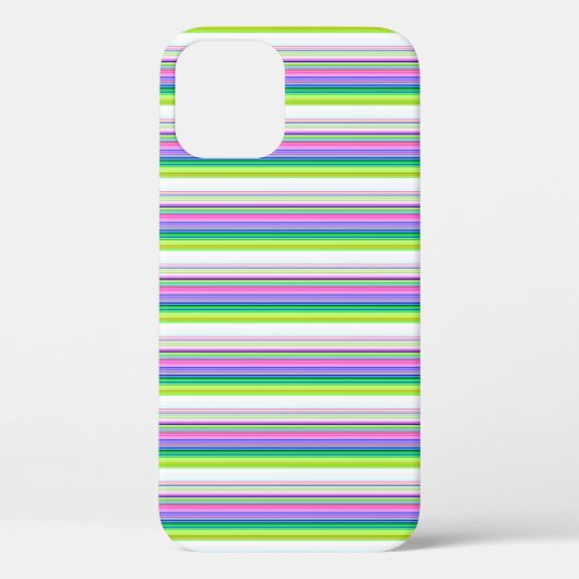 Heet gekleurde neon strepen Case-Mate iPhone case (Achterkant)