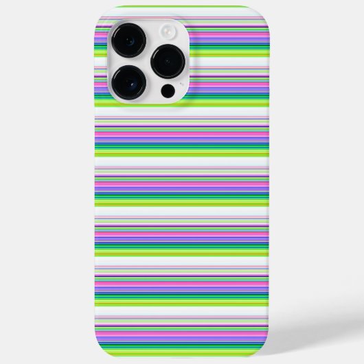 Heet gekleurde neon strepen Case-Mate iPhone case (Achterkant)