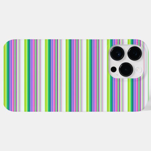 Heet gekleurde neon strepen Case-Mate iPhone case (Achterkant (horizontaal))