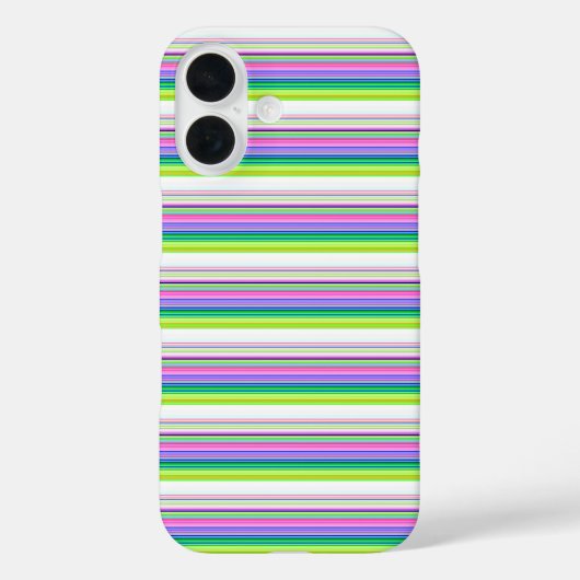 Heet gekleurde neon strepen Case-Mate iPhone case (Achterkant)