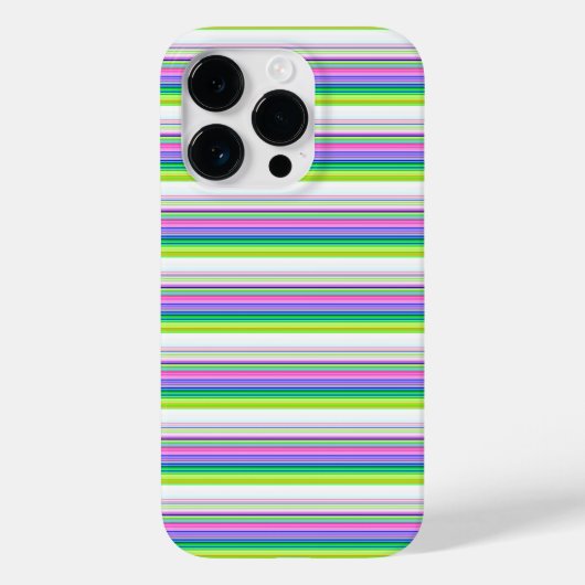 Heet gekleurde neon strepen Case-Mate iPhone case (Achterkant)