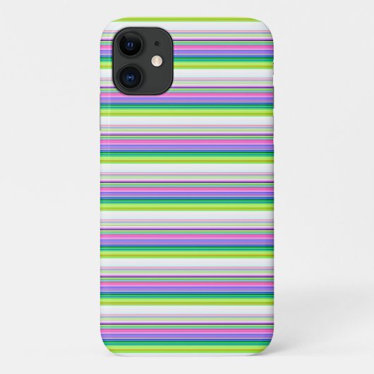 Heet gekleurde neon strepen Case-Mate iPhone case (Achterkant)