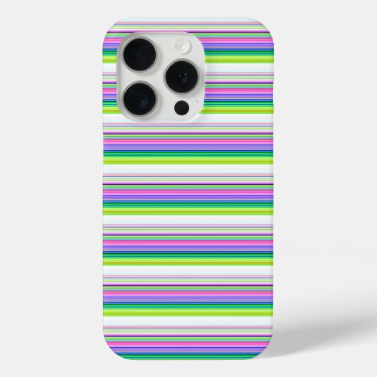 Heet gekleurde neon strepen Case-Mate iPhone case (Achterkant)