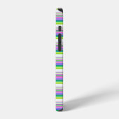 Heet gekleurde neon strepen iPhone hoesje (Linkerkant)